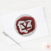 ステンシルV管 ラウンドシール (封筒)