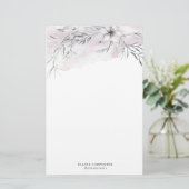 ステンシ素朴ン植物文房具紙 便箋 (スタンド正面)