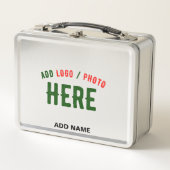 ステンスタイリッシュスモダンレカスタムン検証済みブランド メタルランチボックス (正面)