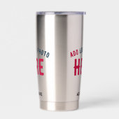 ステンスタイリッシュモダンレス鋼検証済みブランド 保温保冷タンブラー (左面)