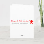 ステンダール「愛の誕生」引用文グリーティングカード カード (裏面)