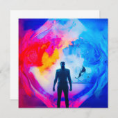 ステンディング・イン・カラーズ 招待状 (正面/裏面)