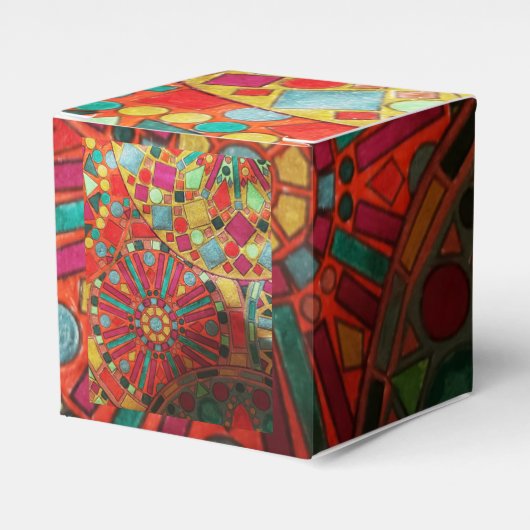 ステンドオーナメント フェイバーボックス (正面サイド)