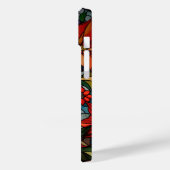 ステンドガカラフルラススタイルポインセティアス&ホリー Case-Mate iPhoneケース (裏面 / 左)