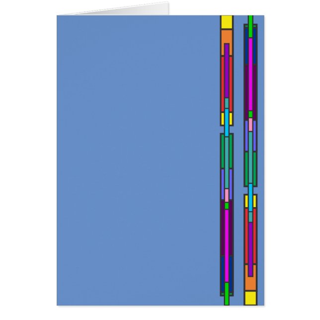 ステンドガカラフルラスデザイン (正面)