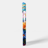 ステンドガカラフルラスフローラ自然愛好家のためのアート Case-Mate iPhoneケース (裏面 / 左)