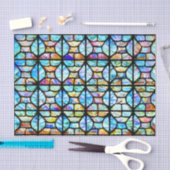 ステンドガカラフルラス効果デコップティッシュPap 薄葉紙 (クラフト)