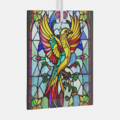 ステンドガカラフルラス鳥獣インスパイア ガラスオーナメント (正面右)