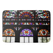 ステンドガカラフルラス バスマット (正面)