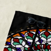 ステンドガカラフルラス ビーチタオル (インサイチュ)