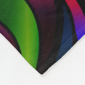 ステンドガサイケデリックラス抽象芸術 フリースブランケット (角)