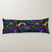 ステンドガサイケデリックラス抽象芸術 ボディピロー (裏面)
