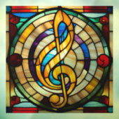 ステンドガフェイクラスの子犬 ウィンドウサイン (シート3)