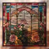 ステンドガフェイクラスバラガーデン ウィンドウサイン (シート2)