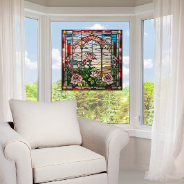 ステンドガフェイクラスバラガーデン ウィンドウサイン