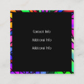 ステンドガフェイクラス スクエア名刺 (裏面)