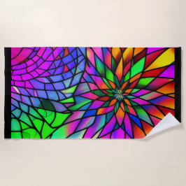 ステンドガフェイクラス ビーチタオル