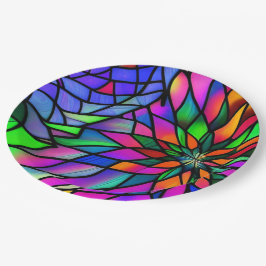 ステンドガフェイクラス ペーパープレート