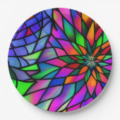 ステンドガフェイクラス ペーパープレート (正面)