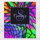 ステンドガフェイクラス ワインラベル (シングルラベル)