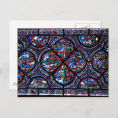 ステンドガフランスのラス ポストカード (正面/裏面)