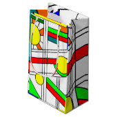 ステンドガモダンラスの顔 スモールペーパーバッグ (裏面アングル)
