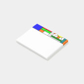 ステンドガモダンラスの顔 ポストイット (アングル)