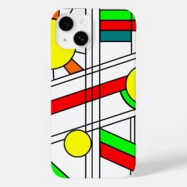 ステンドガモダンラスの顔 Case-Mate iPhone 14ケース