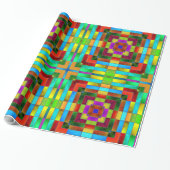 ステンドガラスアート3包み紙 ラッピングペーパー (アンロールド)