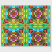 ステンドガラスアート3包み紙 ラッピングペーパー (フラット)