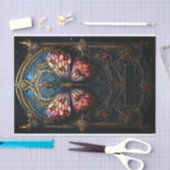 ステンドガ華美ラススタイル蝶 薄葉紙 (クラフト)