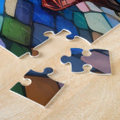 ステンドガ鮮やかラスの街並み ジグソーパズル (側面)