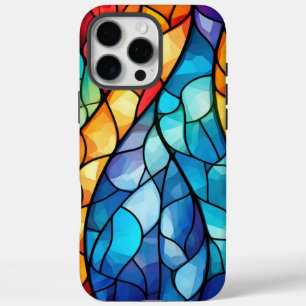 ステンドガ鮮やかラス抽象芸術 iPhone 16 PRO MAXケース