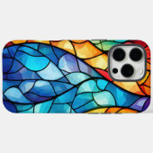 ステンドガ鮮やかラス抽象芸術 Case-Mate iPhoneケース (裏面 (横))