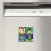 ステンドクリスマスグッズ マグネット (インサイチュ (食洗機))