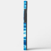 ステンドグラジエントブルー形成抽象芸術渦t Case-Mate iPhoneケース (裏面 / 左)