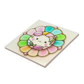 ステンドグラスかわいいスタイルパターン タイル (側面)