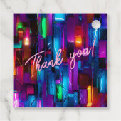 ステンドグラスでカクテルを照らそう誕生日 フェイバータグ (裏面)