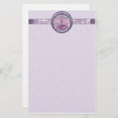 ステンドグラスで見た虹彩 便箋 (正面/裏面)