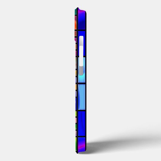 ステンドグラスとトンボパーソナライズされたイ Case-Mate iPhoneケース (裏面 / 左)