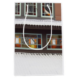 ステンドグラスと氷柱 – マーサのブドウ畑 ミディアムペーパーバッグ