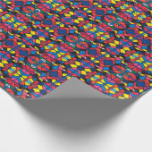 ステンドグラスにダビデの星 – ラッピング紙 ラッピングペーパー (角)