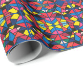 ステンドグラスにダビデの星 – ラッピング紙 ラッピングペーパー (ロールコーナー)