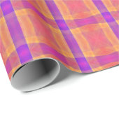 ステンドグラスに見えるトロピカルカラー ラッピングペーパー (ロールコーナー)