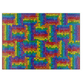 ステンドグラスのまな板 カッティングボード (正面)