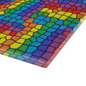 ステンドグラスのまな板 カッティングボード (角)