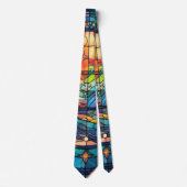 ステンドグラスのアートワーク・ネクタイ ネクタイ (正面)