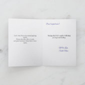 ステンドグラスのイエス　哀悼 カード (内部)