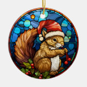 ステンドグラスのクリスマスオーナメント セラミックオーナメント (正面)