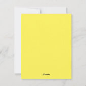 ステンドグラスのクリスマスツリー シーズンカード (裏面)